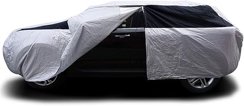 Miniatura 3 de Titan Funda ligera para automóvil. SUV mediano. Compatible con Ford Explorer, Jeep Grand Cherokee y más. La funda impermeable mide 206 pulgadas e
