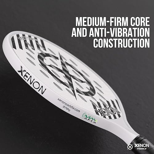 Miniatura 3 de Vector Pro Spin Max Version 2 - Pala de tenis de plataforma por Xenon Paddle, cabeza de gran tamaño, punto de equilibrio uniforme, núcleo de espuma