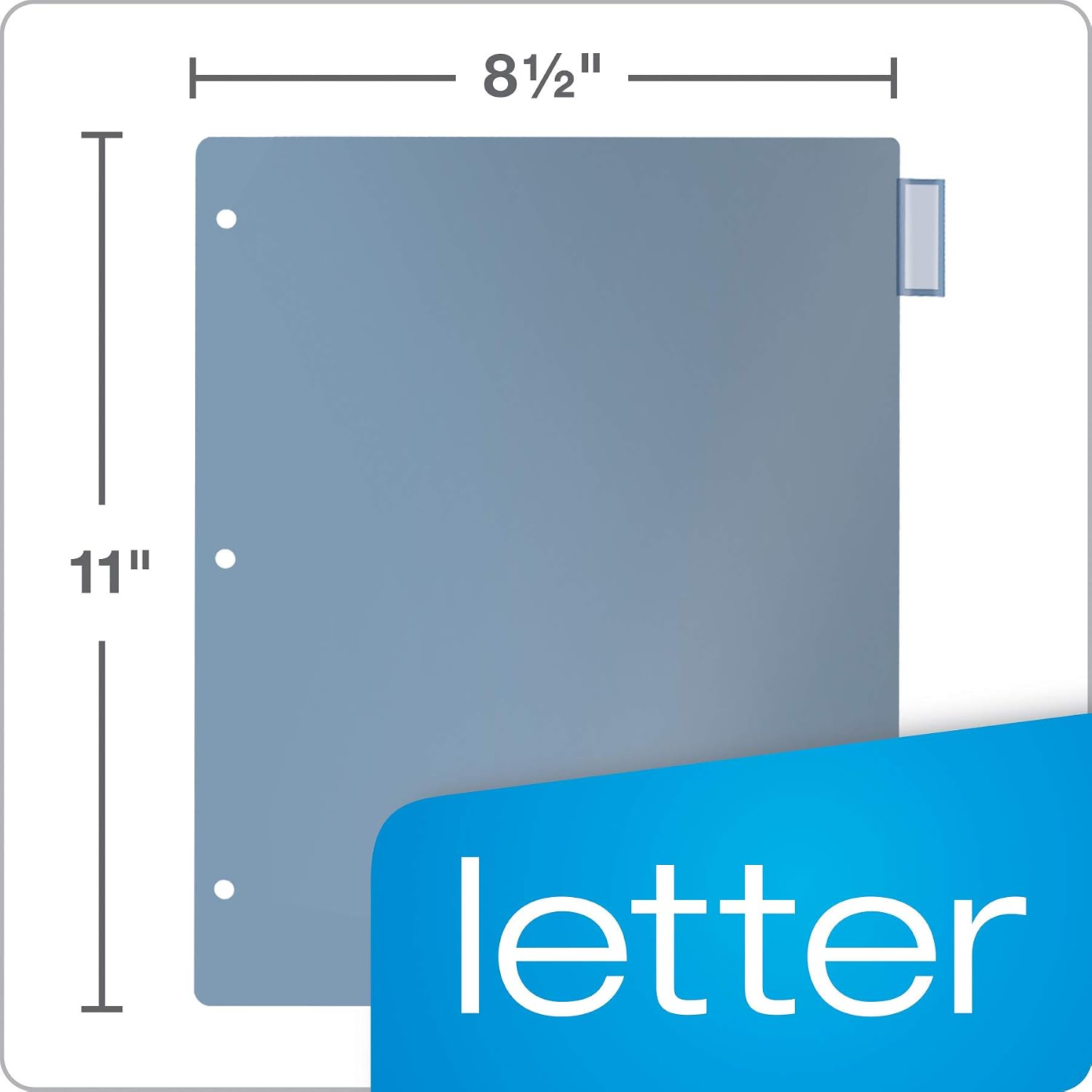 Cardinal Plastic Binder Dividers without Pockets, 5-Tab, Insertable Multicolor Tabs, Letter Size,1 Set (84018), Assorted