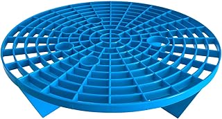Sutekus Grit Trap Automotive Wash Bucket Insert Wash Bucket Filter Remove Dirt and Debris from Microfiber for Car Wash, Blue
