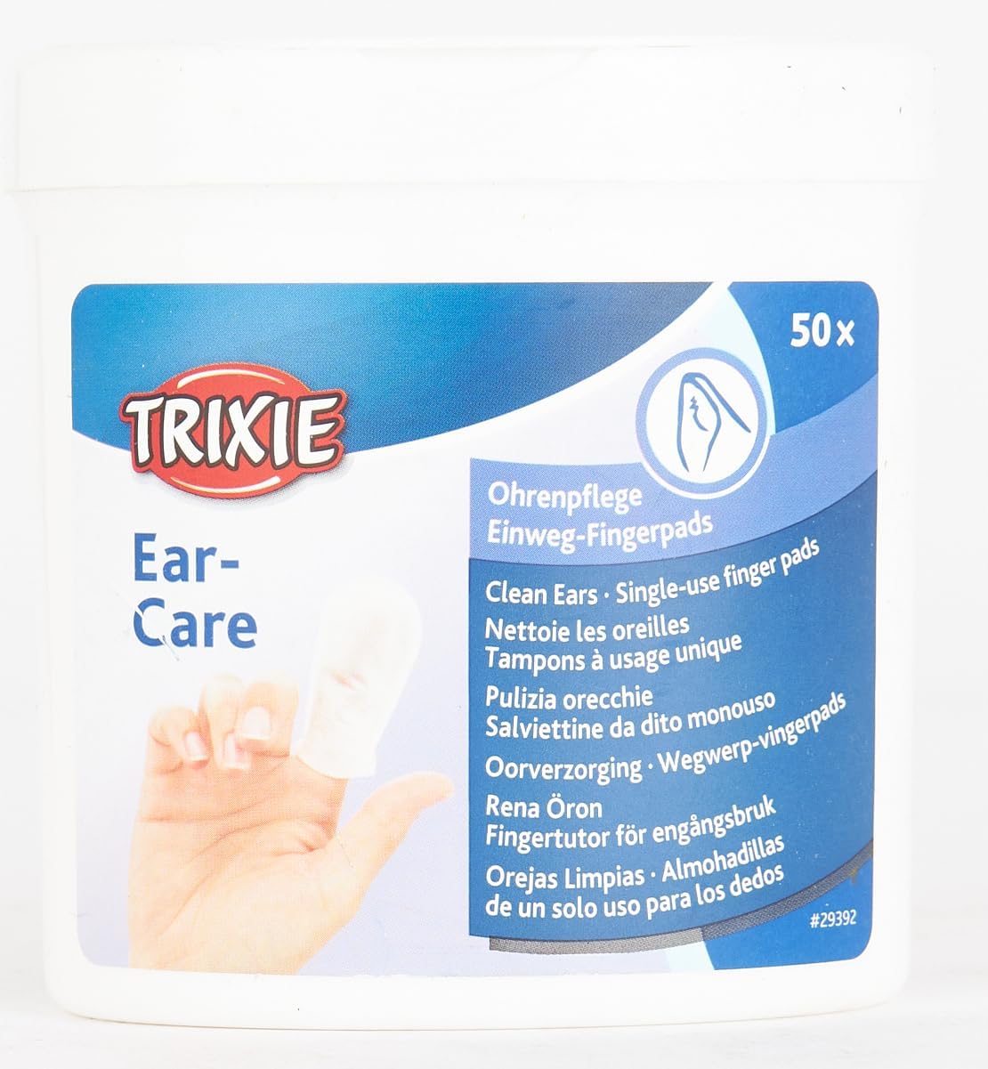 TRIXIE 29392 Ear Care Ear Care Finger Pads Pack of 50 7 61baWuQhirL. AC SL1201