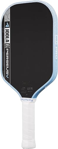 JOOLA Pro V Pickleball Paddle - Raw Carbon Fiber Textured Surface - Enhanced Frame & Propulsion Core, USAPA & UPA-A Certified, NFC Chip Enabled, Premium Control & Lightweight Performance