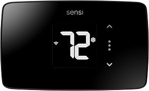 Sensi Lite Smart Thermostat, WiFi, Alexa, DIY, Energy Star Certified, ST25