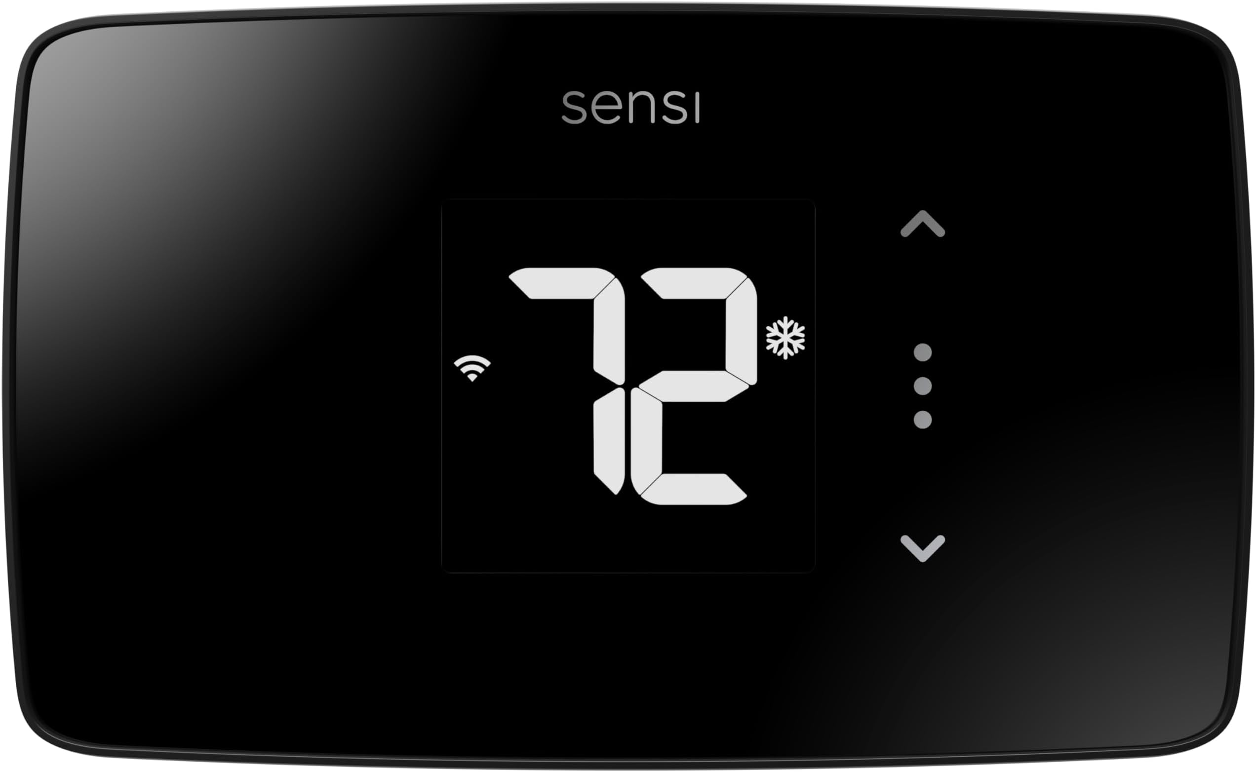 Emerson Thermostats Sensi Lite Smart Thermostat, Data Privacy, Programmable, Wi-Fi, Mobile App,Easy DIY, Compatible with Alexa, Energy Star Certified, ST25, C-Wire Not Required on Most Systems, Black