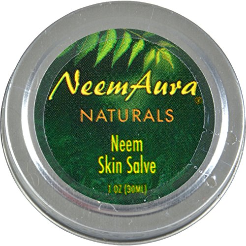Neem Aura Neem Skin Salve - Natural - 1 Ounce (Pack of 2)