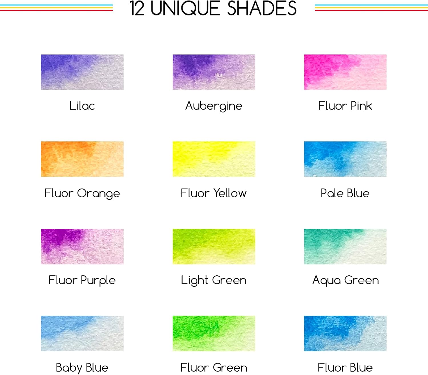 MEEDEN Portable Watercolor Paint Set: 12 Colors Travel Watercolor Set image 2