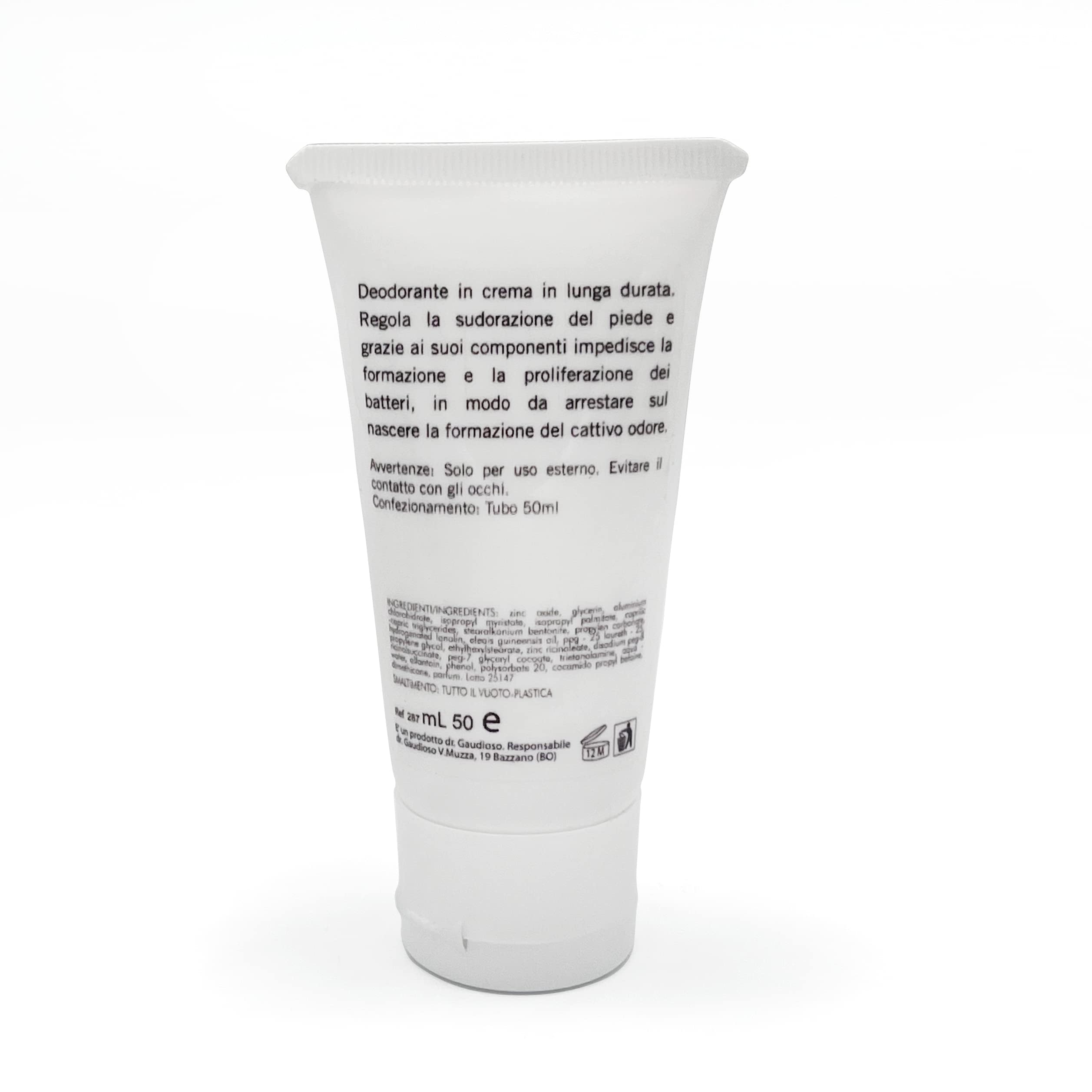 Sudorstop Formato Travel Crema naturale per la sudorazione e il cattivo odore del piede - Risultati fin dalla prima applicazione