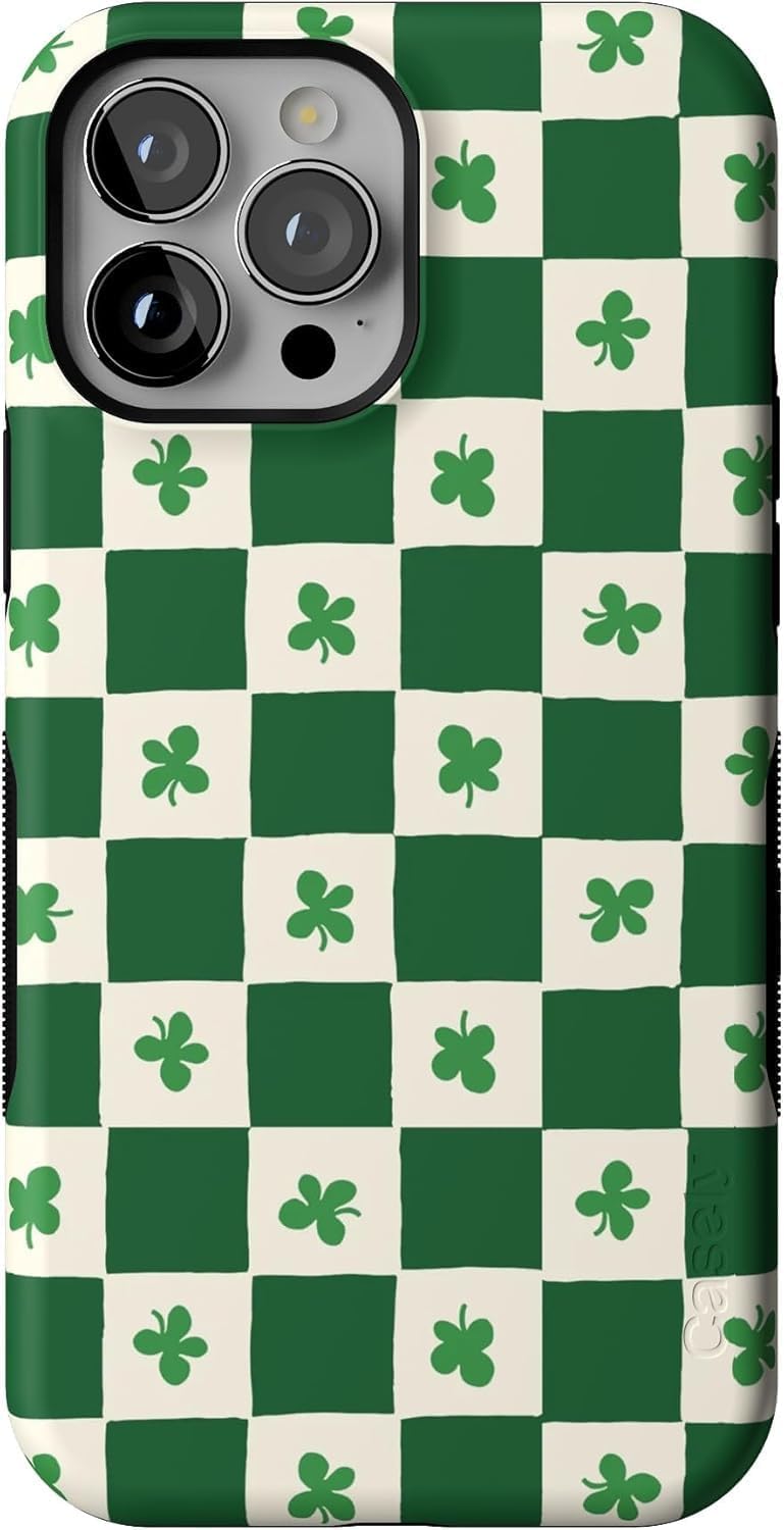 Casely iPhone 13 Pro Max Case | Lucky You | Shamrock | Bold Protective Design | Compatible with MagSafe