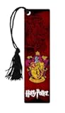 Harry Potter - Hogwarts House - Gryffindor - Glossy Bookmark with Tassel for Gifting and Collecting USBMP737