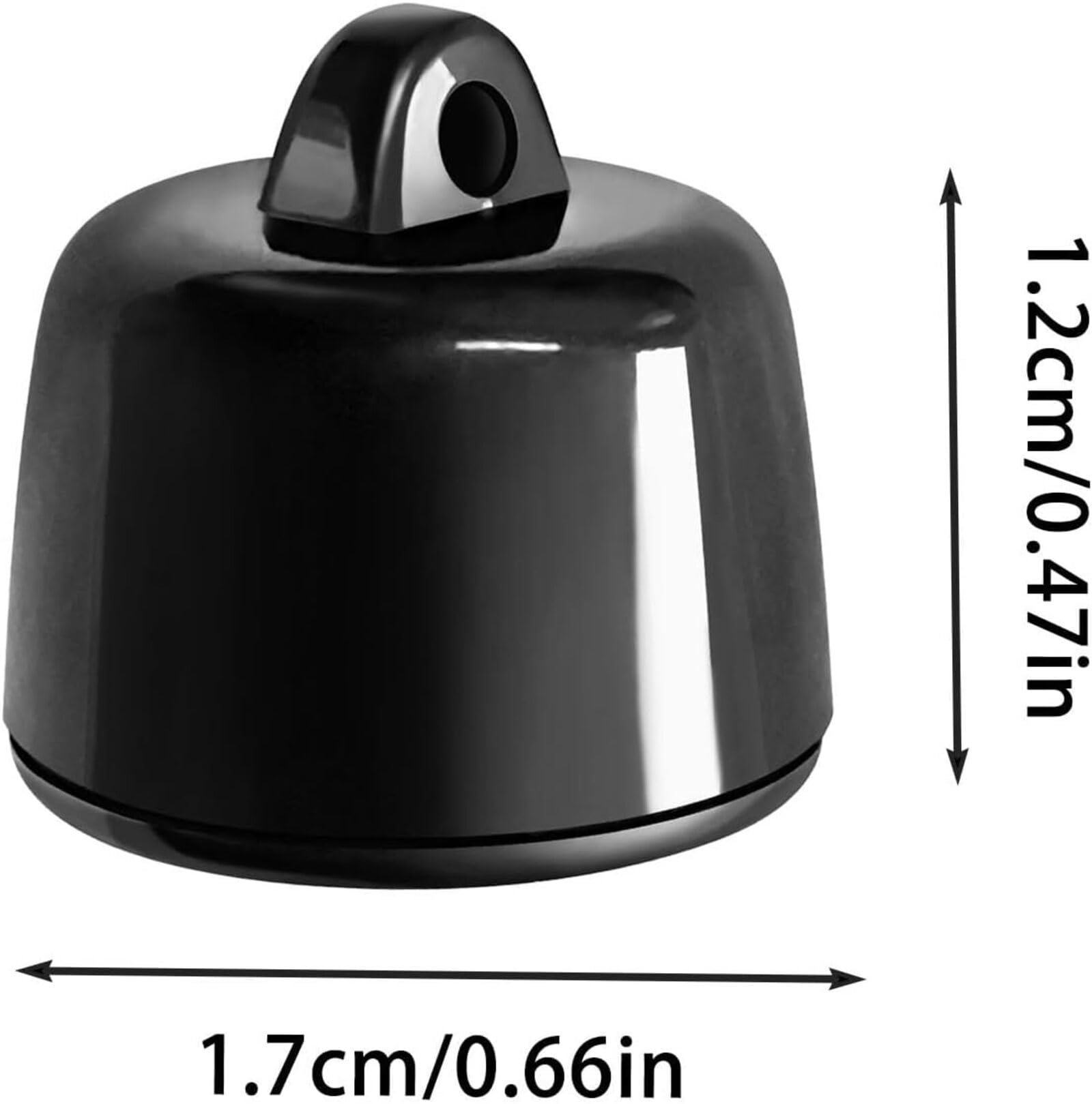 Générique Collier Traceur GPS pour Chat & Chien — Mini GPS Intelligent Étanche P23 — Suivi Mondial sans Abonnement — Compatible iOS Android — pour Tout Collier — Localisation Anti-Perdition (B)