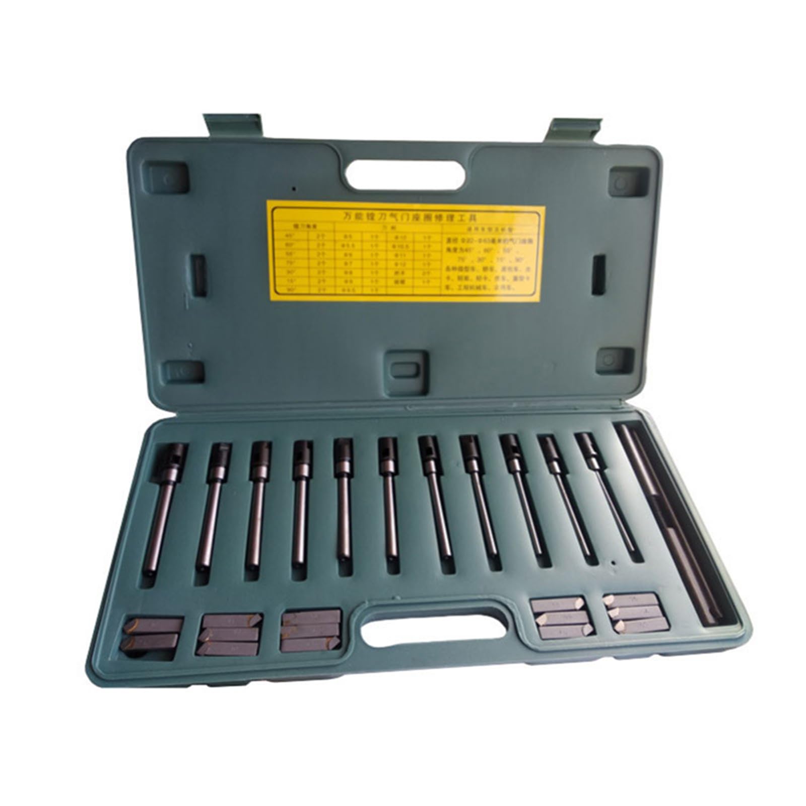 Kit de coupe de siège de soupape, 28 outils d'alésage universels pour réparation de valve, fraises à déplacement simple plan de 22 à 63 mm pour applications automobiles