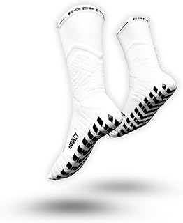 Hockey Skate Socks – Non-Slip Grip Skate Socks for Adult and Youth, Padded | Compression Fit Skate Socks for Hockey Players – Anti-Blister, Moisture-Wicking Accessories