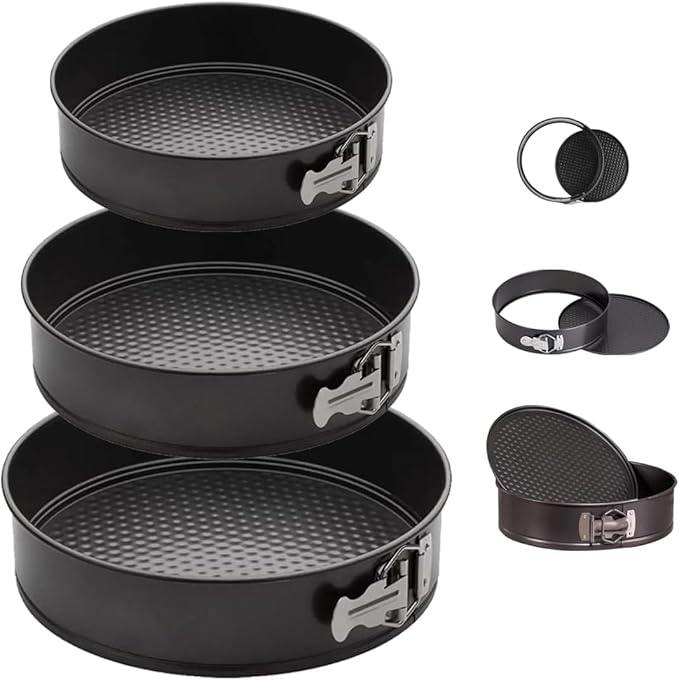 Conjunto de 3 Formas Fundo Removível: Assados Perfeitos, Bolos Deliciosos e Tortas Irresistíveis