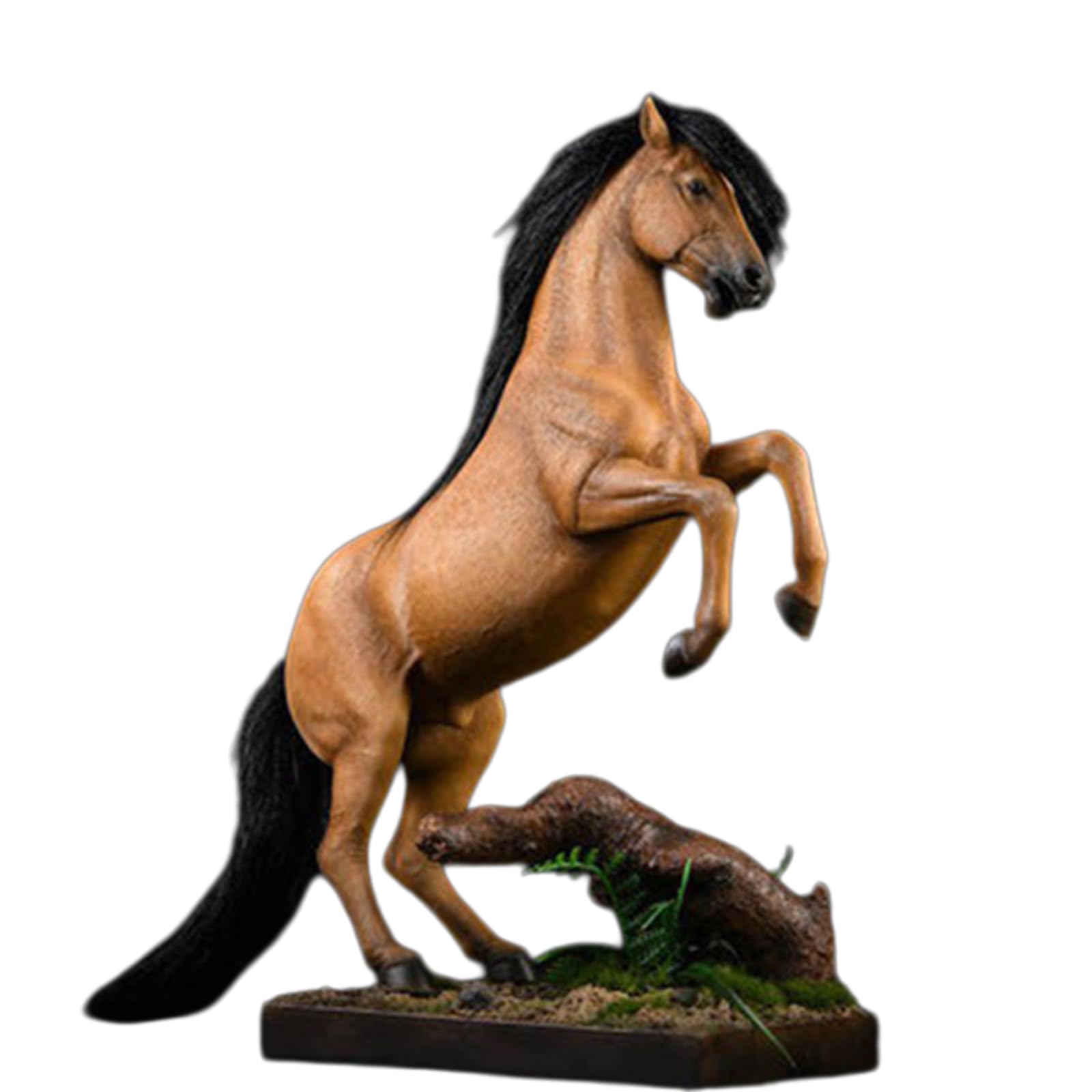 YXCQHZM 1/12 Horse Figurine - Realistic Horse Statue Sculpture - Resin Ornaments Horse Sculpture Crafts Home Office Decoration Accessories Anime Figure Ornaments (A)