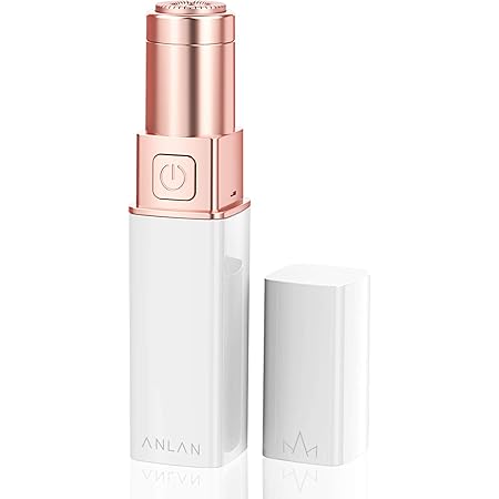 Amazon Anlan レディースシェーバー 電動 フェイスシェーバー 脱毛器 顔用 ミニシェーバー 女性用 顔剃り 産毛 ミニ ムダ毛 電池式 口紅型 無痛 お肌に優しい 男性 女性 シェーバー 内刃水洗い可能 日本語説明書付き ホワイト Anlan レディースシェーバー 通販
