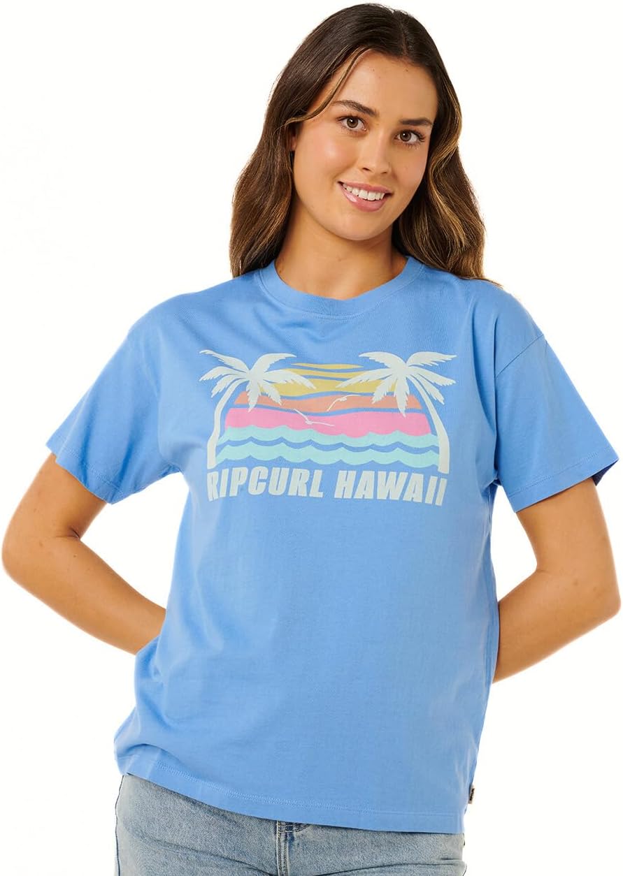 Rip Curl Womens Relaxed Fit Short Sleeve T-Shirt