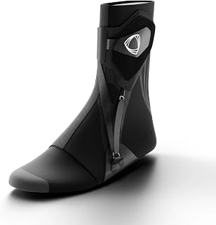 BETTERGUARDS 1.0 Ankle Brace | Adjustable Compression Support for Sprained Ankles & Injury Recovery | Tech-Enhanced Stabilizer for Running, Basketball, Soccer, All-Sports – Black, Left, XXL