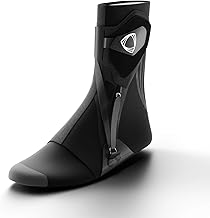 BETTERGUARDS 1.0 Ankle Brace | Adjustable Compression Support for Sprained Ankles & Injury Recovery | Tech-Enhanced Stabilizer for Running, Basketball, Soccer, All-Sports – Black, Left, XXL