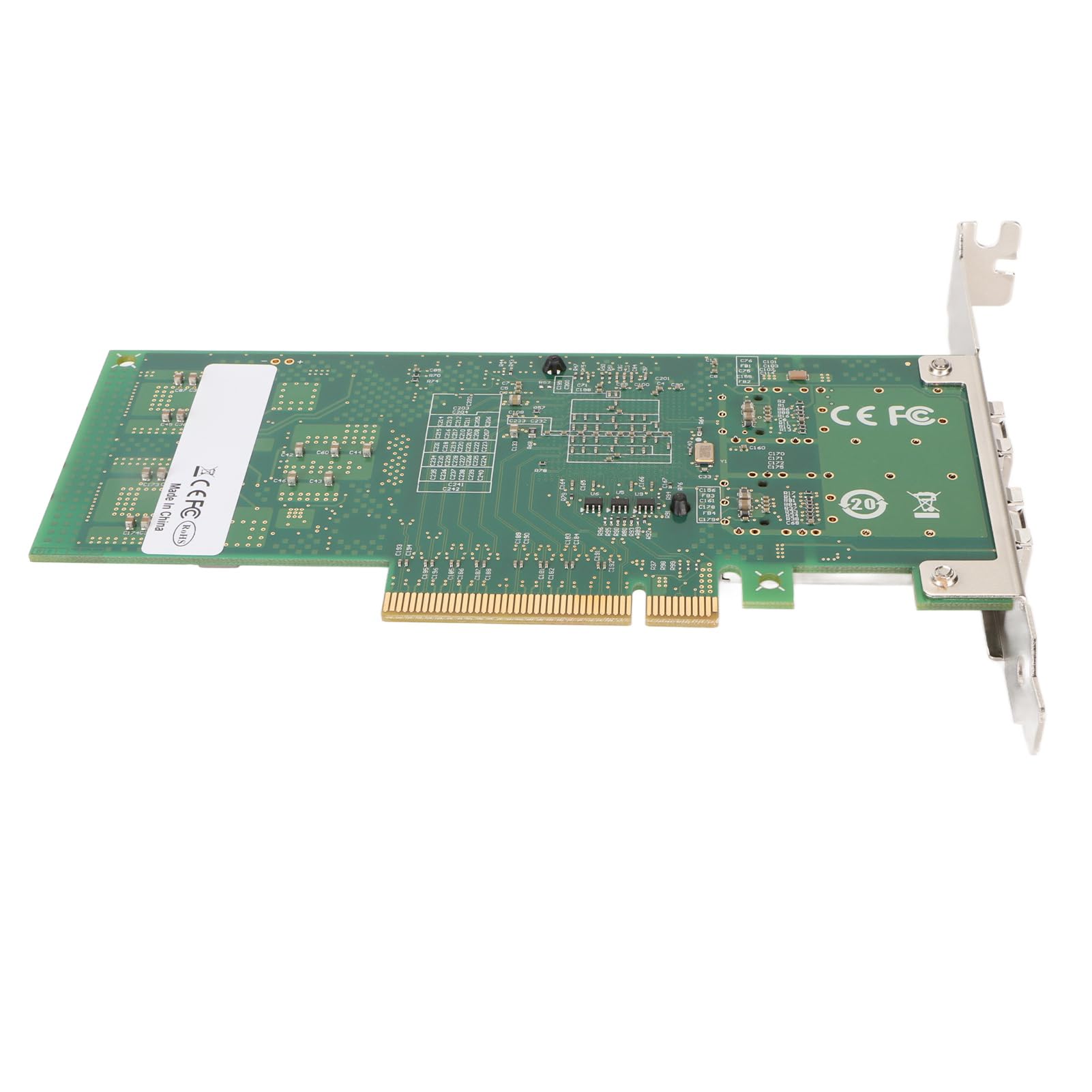 SIXRUN Karta Sieciowa 10Gb Ethernet, Dual SFP+ Porty 82599ES