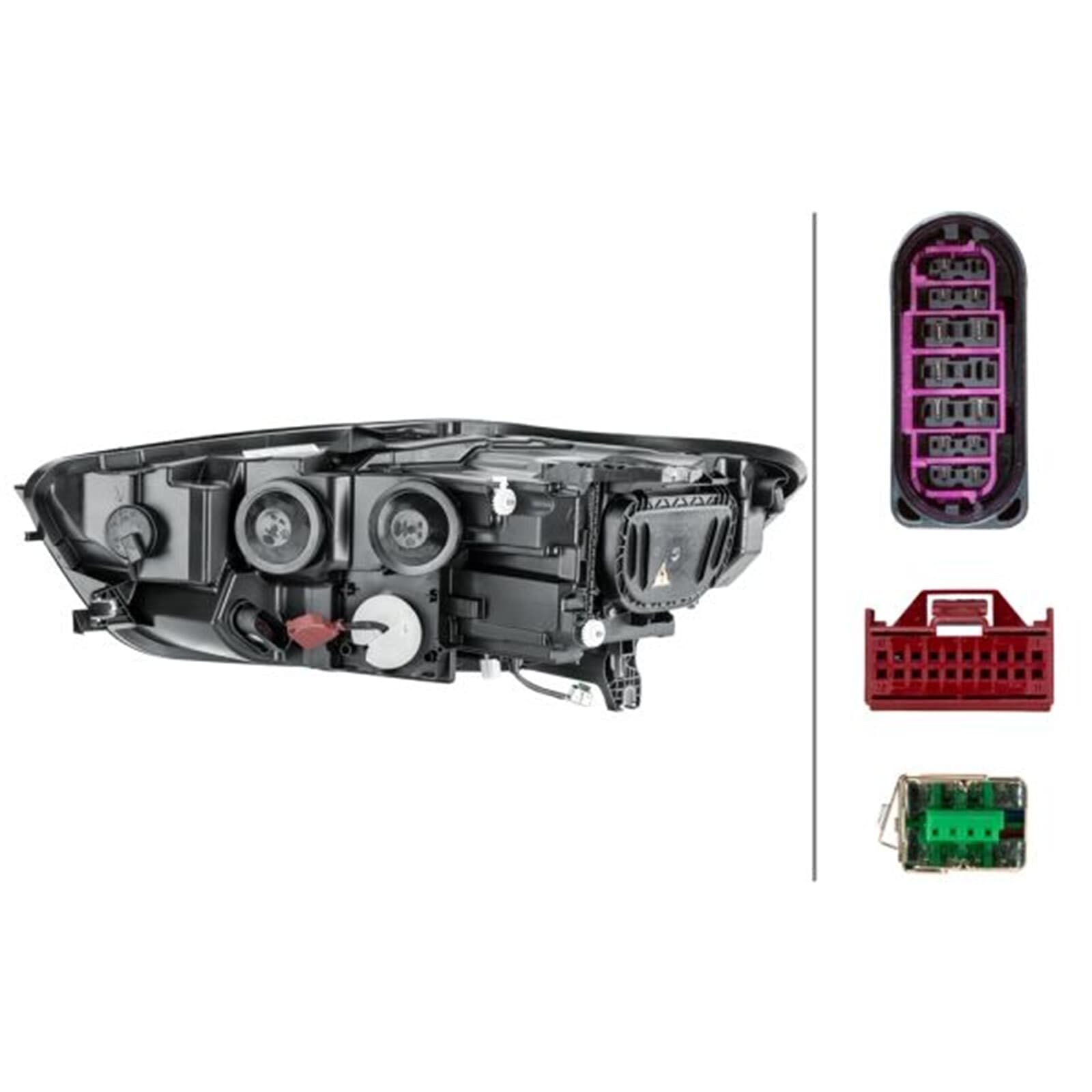 HELLA 1EL 011 150-361 Bi-Xeno/LED-Faro principale per veicolo circolazione Dx, anteriore Dx