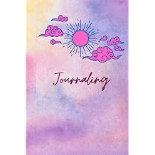 Pink sun and moon journal | Fun Notebook/Journal | Cute Notebook/Journal | Papper | Affirmations | Goals | Brain dump |
