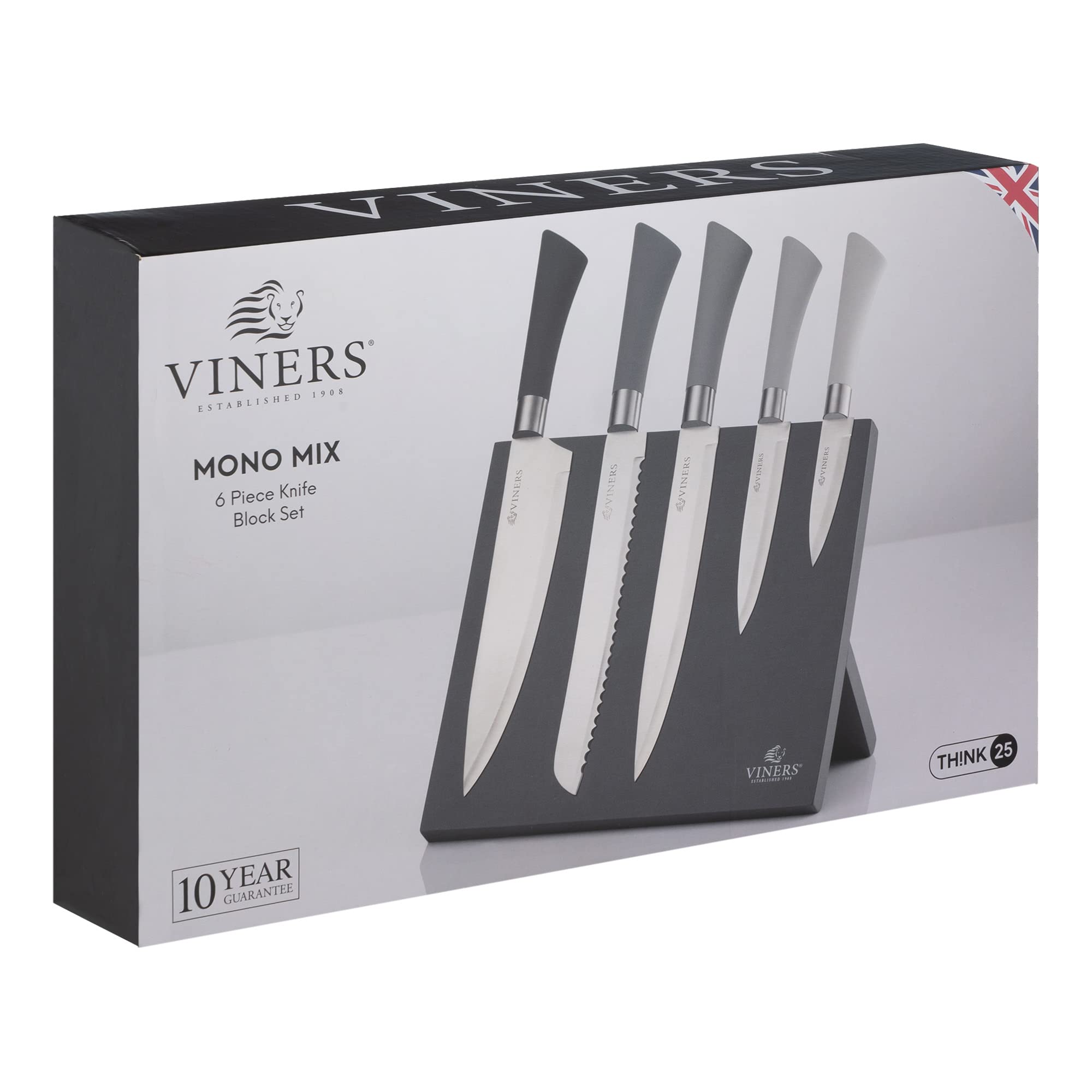 Mono Mix 6-Piece Knife Block Giftbox Set