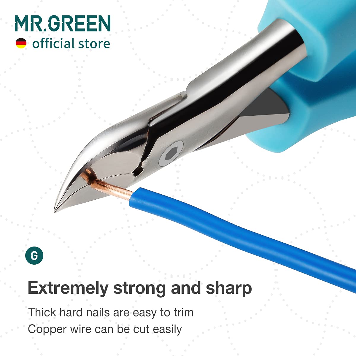 MR.GREEN Professional Toenail Clippers with Anti-Splash Design