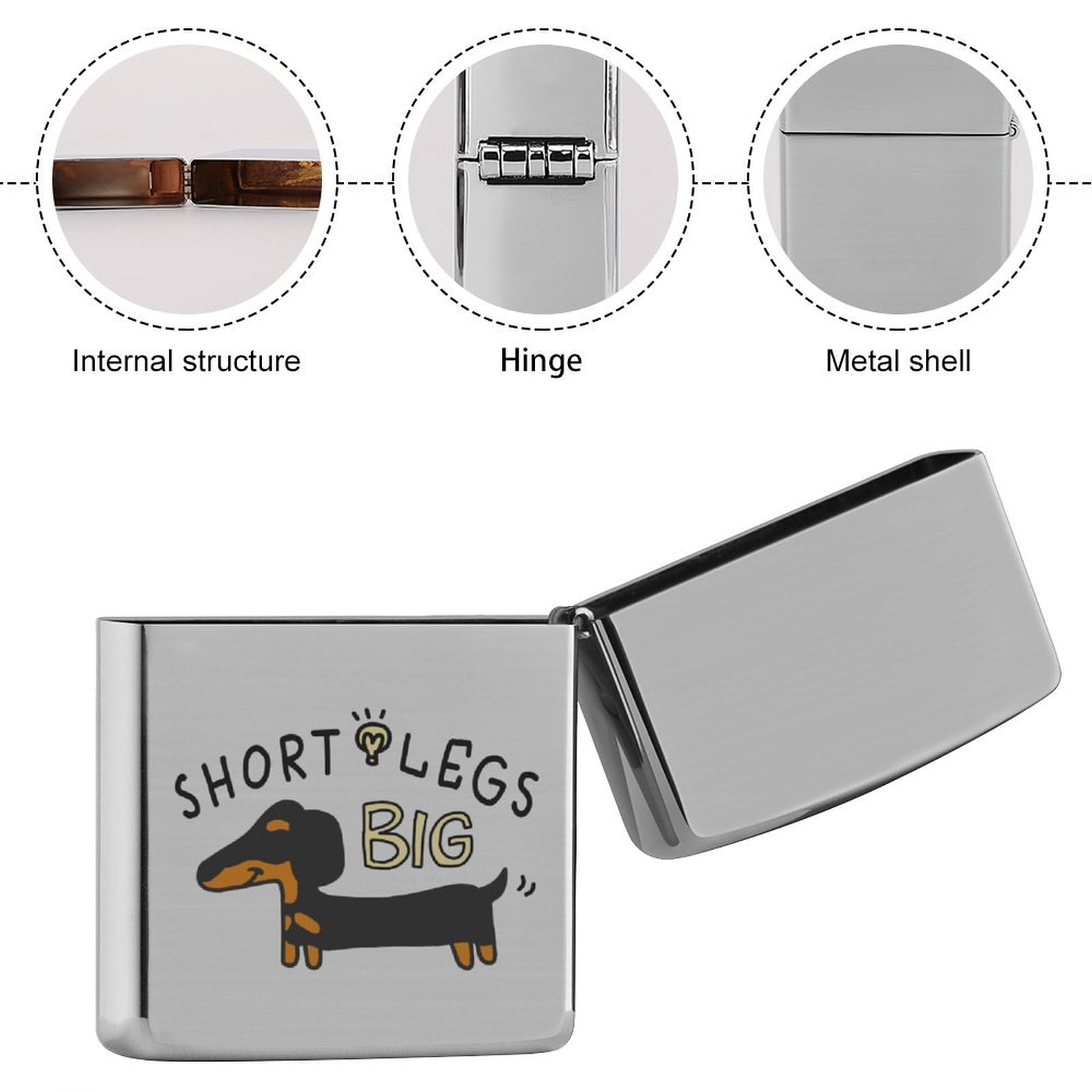 Amazon.co.jp: ライターケース ダックスフンド 犬 ZIPPO兼用ケース