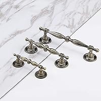 Vista 7 de Manijas estilo antiguo para muebles, centros del agujero de 3-1/2 pulgadas