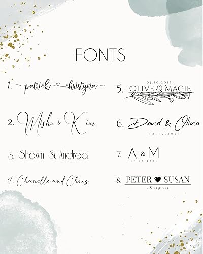 Miniatura 6 de STICKERSFORLIFE Impresión de aniversario personalizada Ideas de regalo de boda personalizadas Retrato de acuarela de la foto