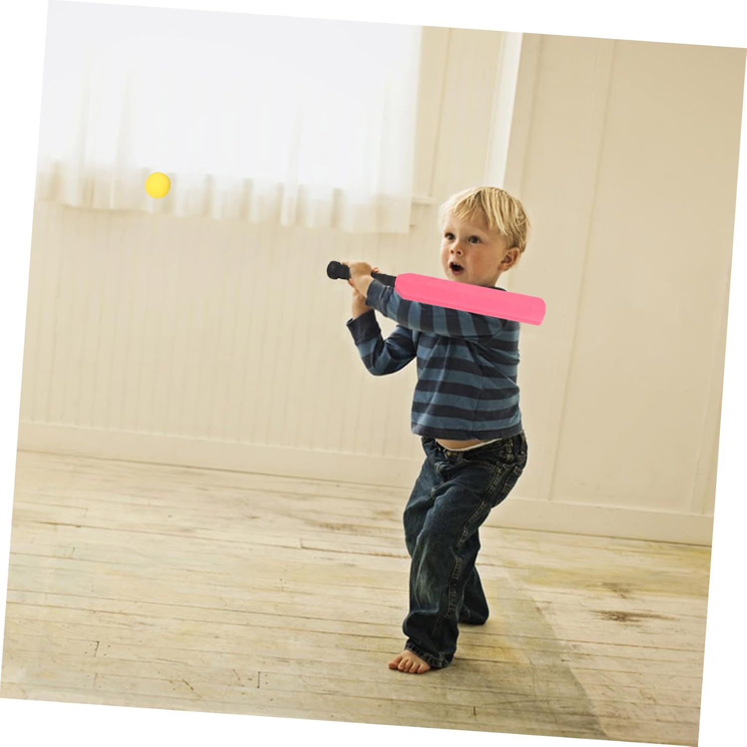 VANZACK 1set Vintage Multi-use Baseball Bat for Boys and Girls Lightweight Plastic Bat Soft Material for Indoor and Encourages Teamwork and Physical Activity