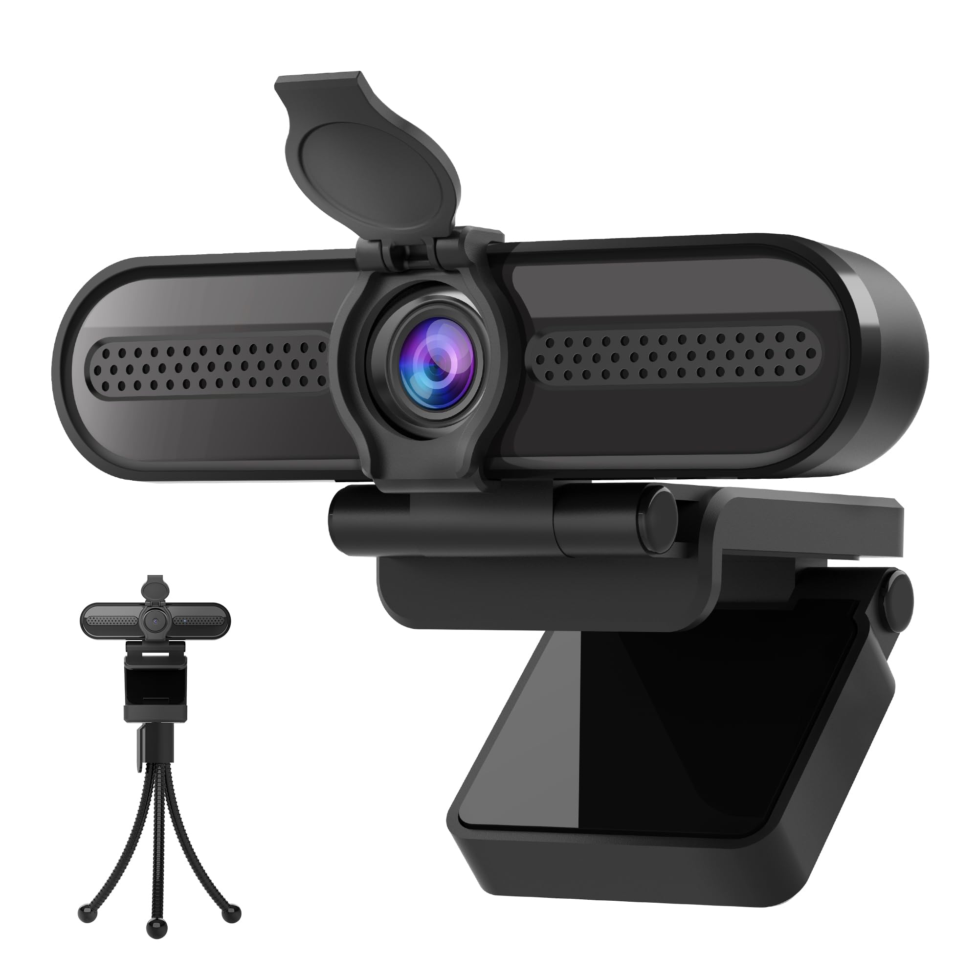 2K Webcam, FHD Streaming Camera with 2K/30fps, 1080P/60fps, Auto Focus, Dual Noise Cancelling Microphones, Privacy Cover and Tripod, for-image-47