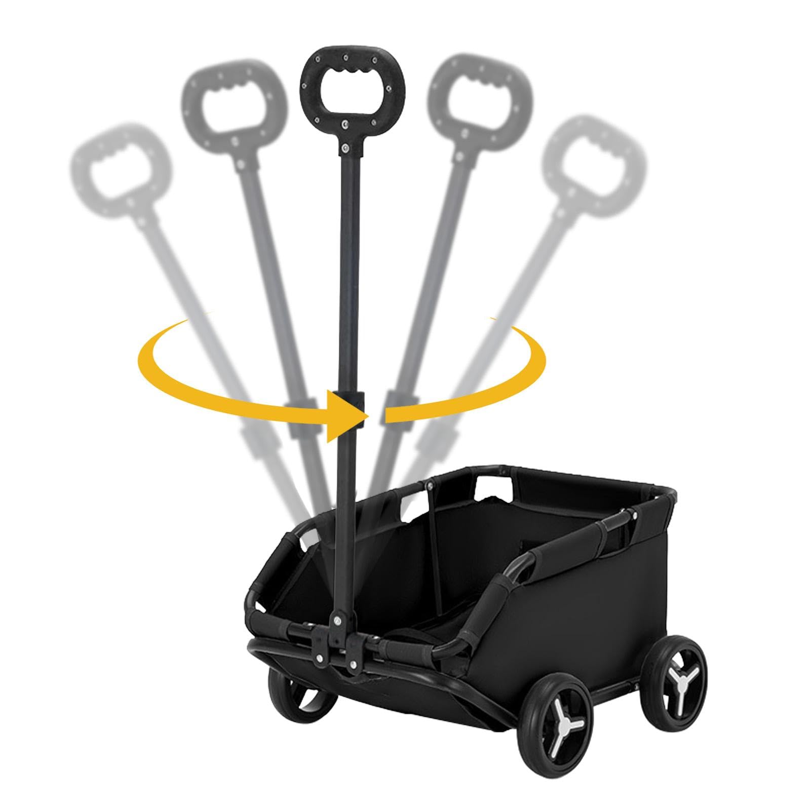 Kinderwagen, klein, Hundebuggy, Kinderwagen für Haustiere, mit Rollen für | Katzen, Babytrage für Hunde, faltbar, leicht, mit 4 Rollen für Welpen