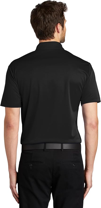 Polo Port Authority Silk Touch Performance Negro L miniatura 3