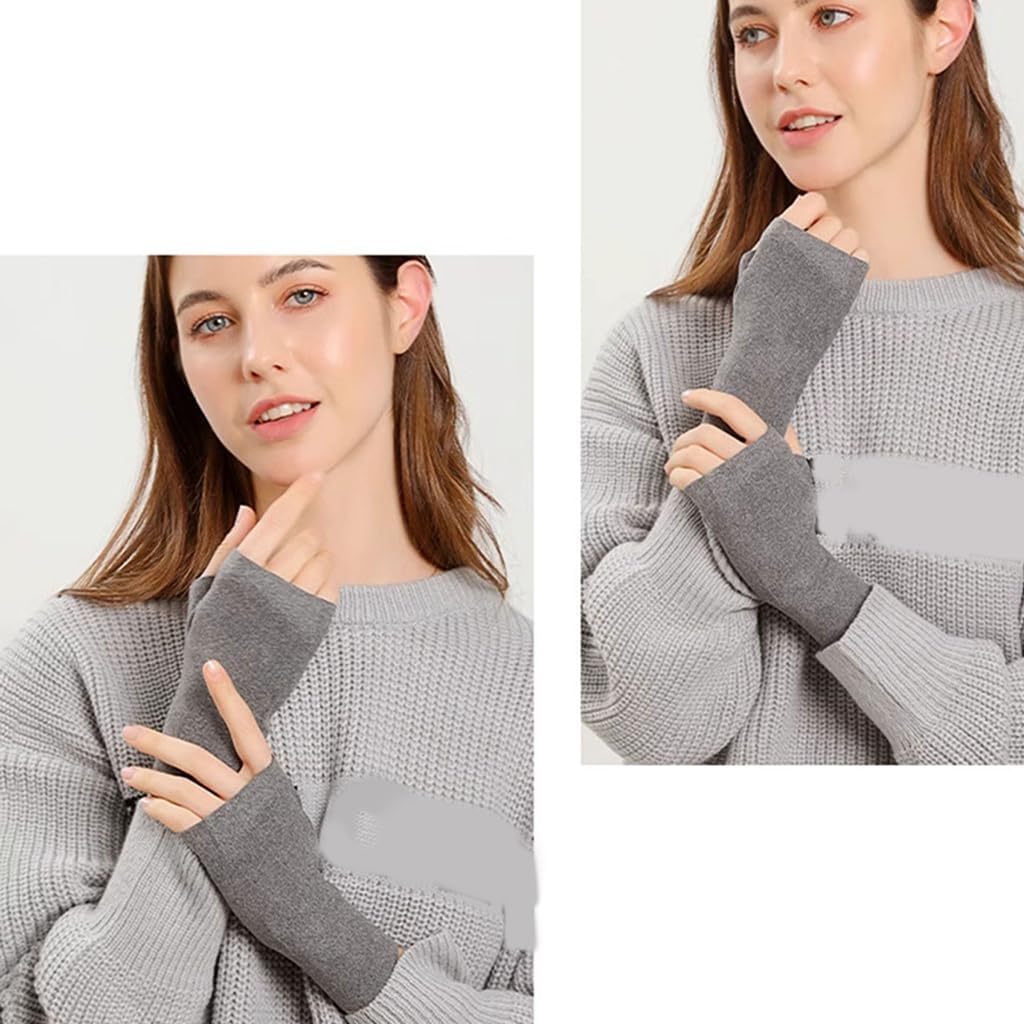 Warm Fingerless Gloves with Pocket Fingers for Cold Weather Outdoor Lightweight and Polyester