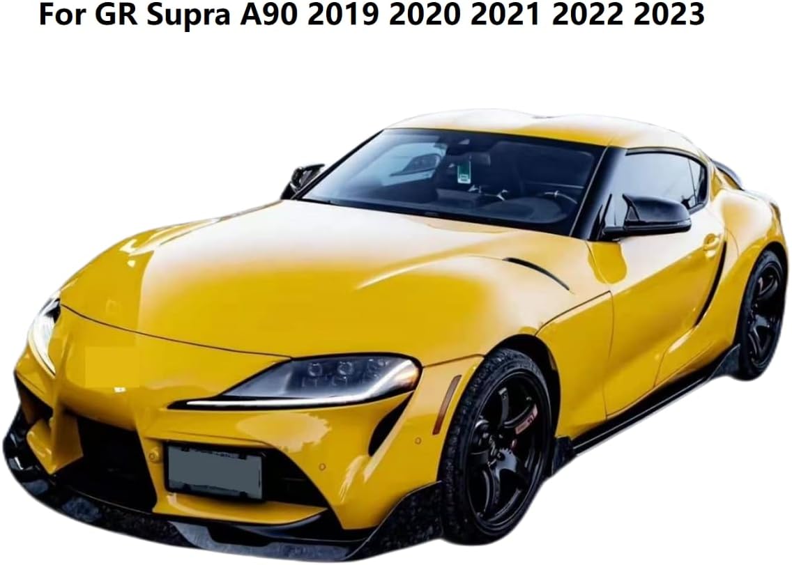 TanKin M Style Real Carbon Fiber Mirror Cover Caps Compatible with Toyota Supra MK5 A90,1Pair of Sport Design Rear View Mirror Housings Replacement