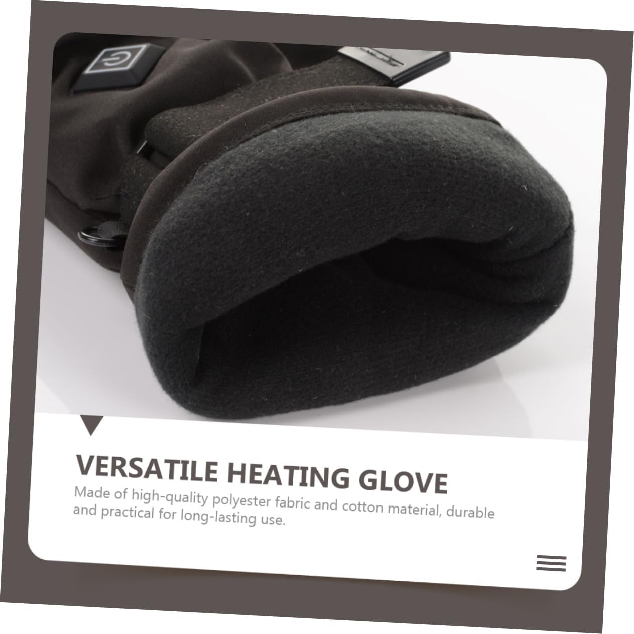 1Pair Outdoor Heating Gloves Thickened Warm Gloves for Motorcycle Riding and Winter Sports Rechargeable Battery for Cold Hands