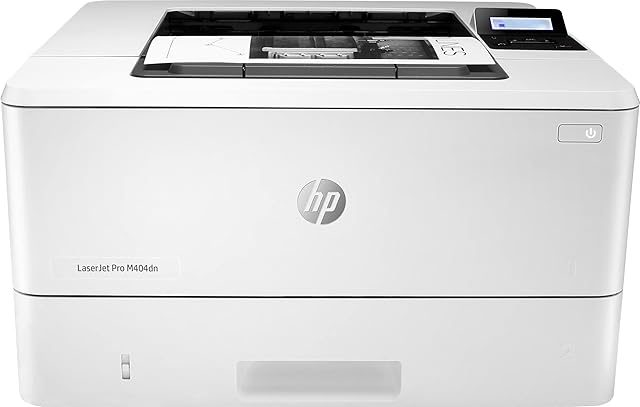 HP LaserJet Pro M404dn Printer, White, One Size
