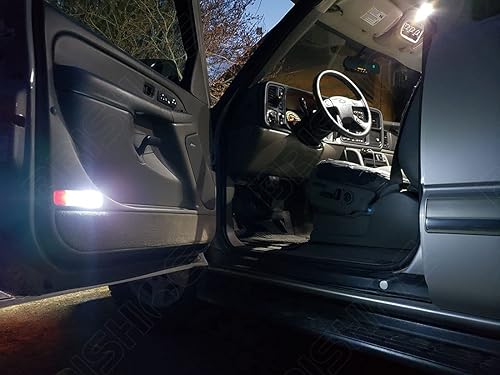 Miniatura 7 de Kit de luces LED interiores blancas para Chevrolet Chevy TahoeSuburban, GMC Yukon 2000 2001 2002 2003 2004 2005 2006 Super Bright 6000K bombillas