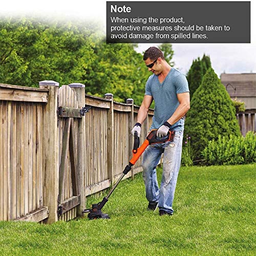 AF-100 String Trimmer Line Replacement - 30ft 0.065 Compatible With Black + Decker Autofeed System (8 Replacement Spools, 2 Spool Cap, 2 Spring) by CAROSE - Image 8