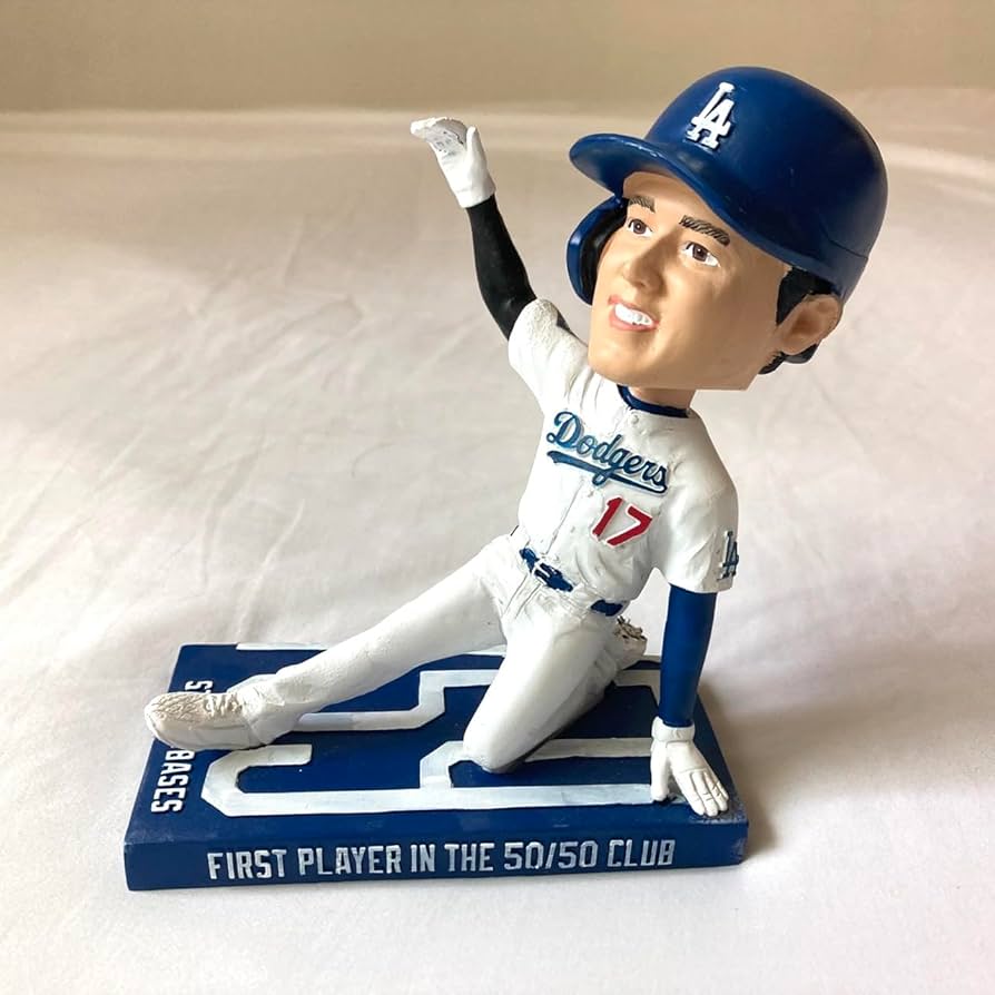 Amazon.co.jp: 大谷翔平 50/50記念 バブルヘッド フィギュア, 50