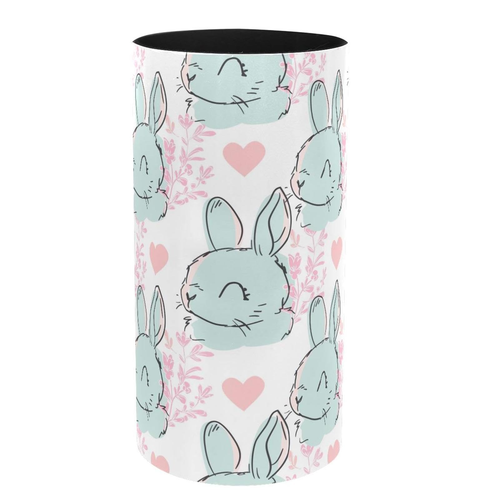 Rangement de fournitures de bureau : triez vos pinceaux de maquillage avec ce pot lapin