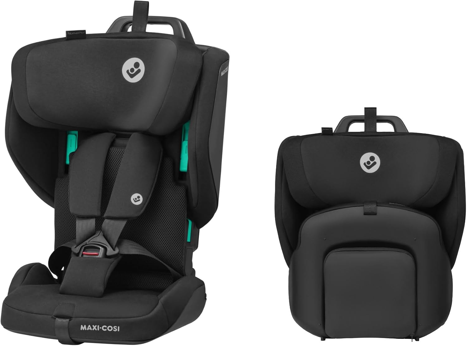 Maxi-Cosi Nomad Plus2, Foldable Car Seat, 76-105 cm, Authentic Black