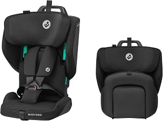 Maxi-Cosi Nomad Plus2, Klappbarer Kindersitz, 76-105 cm, Authentic Black | 15 Monate - 4 Jahre, Tragbarer Reiseautositz, Superkompakt & Leicht, Seitenaufprallschutz, Reisetasche Inklusive