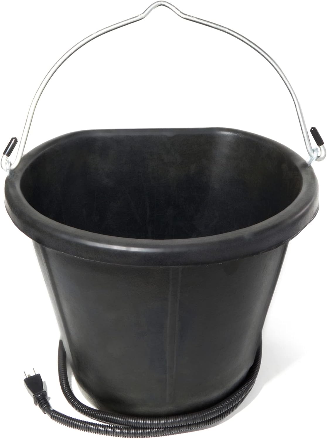 Farm Innovators FB-15R 4.5 Gallon Rubber 90 Watt Heated Bucket w/Built in Thermostat to Resist Cold (2 Pack)