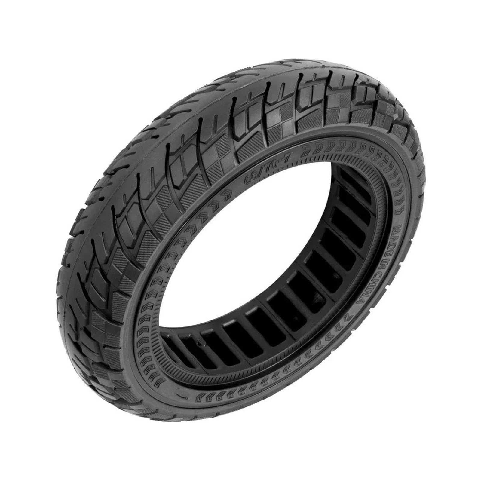 Neumáticos sólidos for patinete eléctrico Xiaomi, 4 Pro de 10 pulgadas, antiexplosión, con diseño panal, 60/70-7.0, sin cámara Neumático macizo para patinete eléctrico