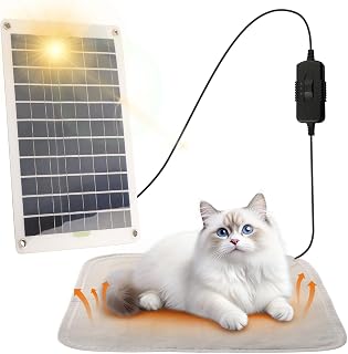 50W Solar Heated Warmer Heating Mat for Chicken, Dog House and Indoor/Outdoor Use