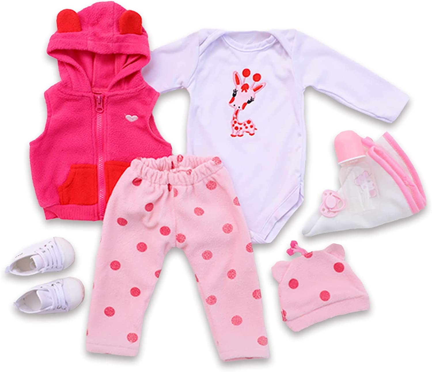 ZIYIUI 24"/60cm Realistische Reborn Babypuppen Kleinkind Weiche Silikon Vinyl Reborn Baby Mädchen Dolls with Lange Haare Kind Geschenke Realistisch Handgemacht Spielzeug
