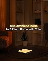 Vista 6 de RENPHO Smart Scale for Body Weight, BMI, Body Fat, Muscle Mass, Bluetooth Wi-Fi Rechargeable Scale, RGB Lighting Color Changing Scale, Sync with