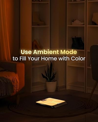 Miniatura 6 de RENPHO Smart Scale for Body Weight, BMI, Body Fat, Muscle Mass, Bluetooth Wi-Fi Rechargeable Scale, RGB Lighting Color Changing Scale, Sync with